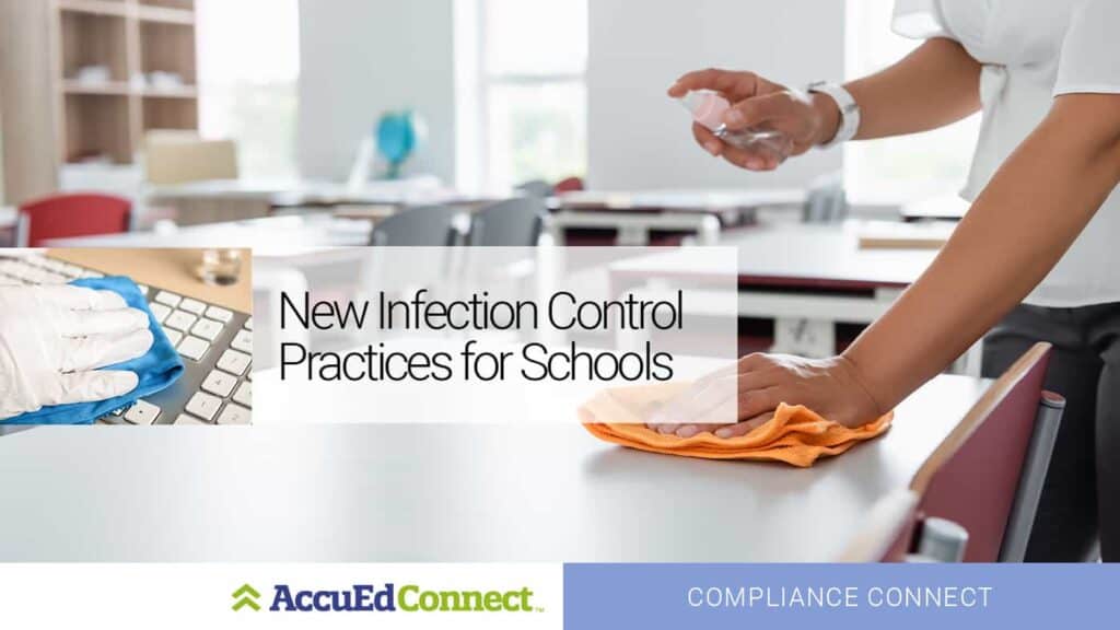 New Infection Control Practices for Schools