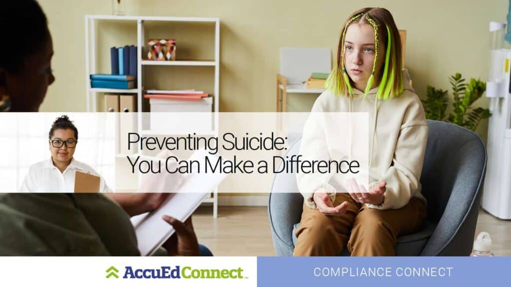 Preventing Suicide: You Can Make a Difference