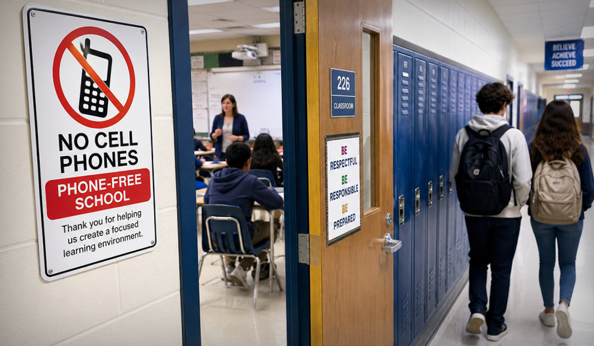 Enforcing Cellphone Bans May Slacken over the School Year